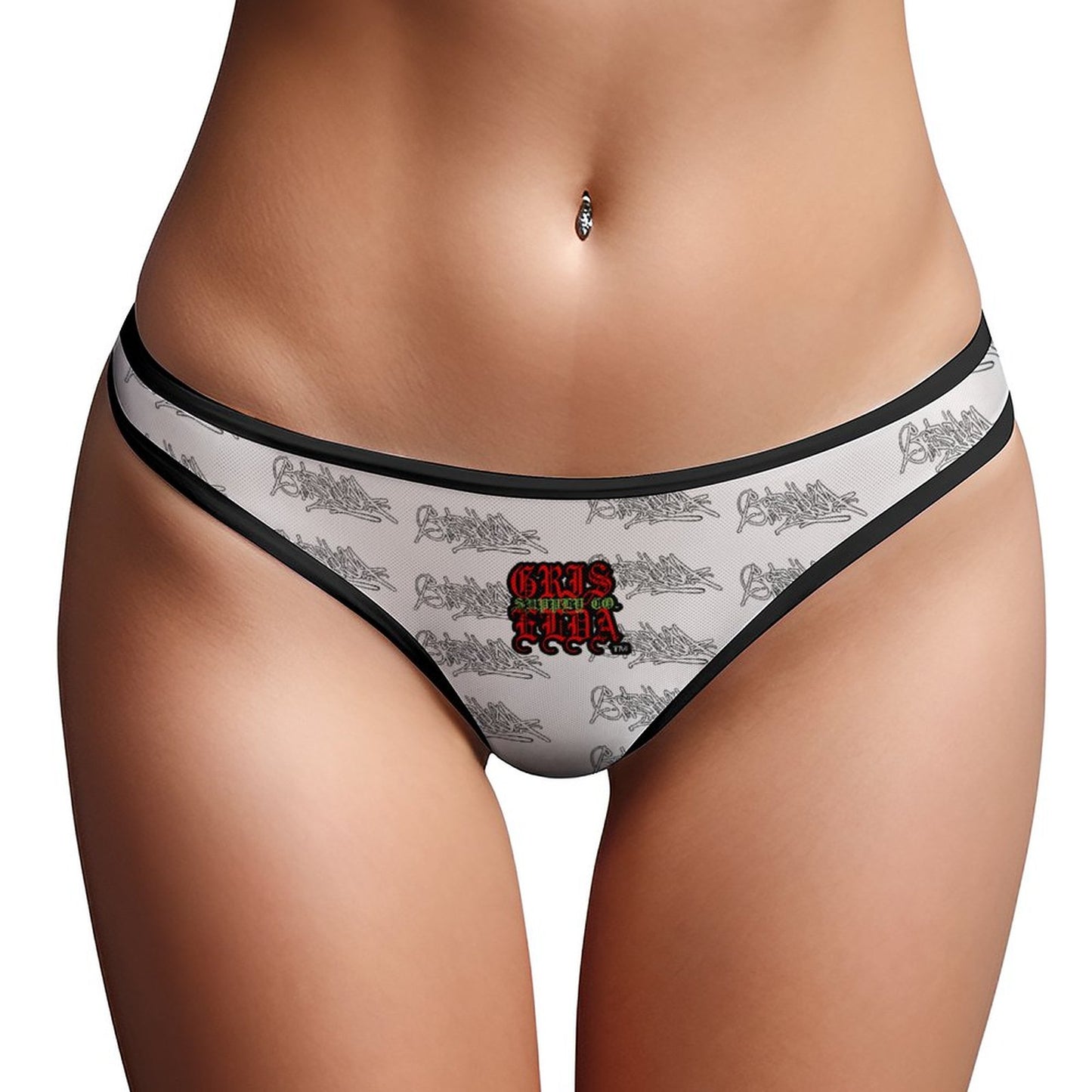 Griselda Tag Handstyle See Through GSC Women's Thong
