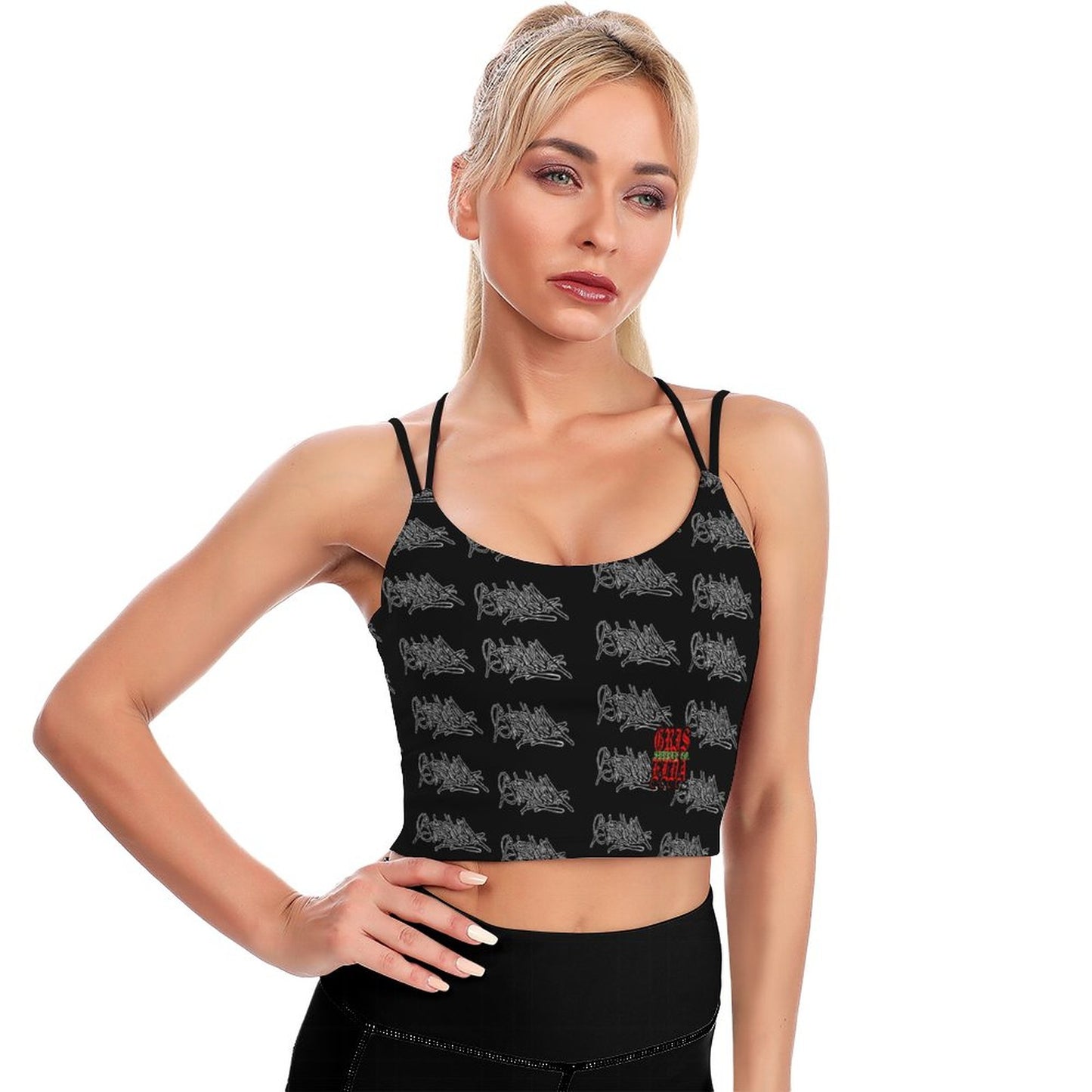 Griselda Tag GSC B Workout Crop Yoga Tank Top