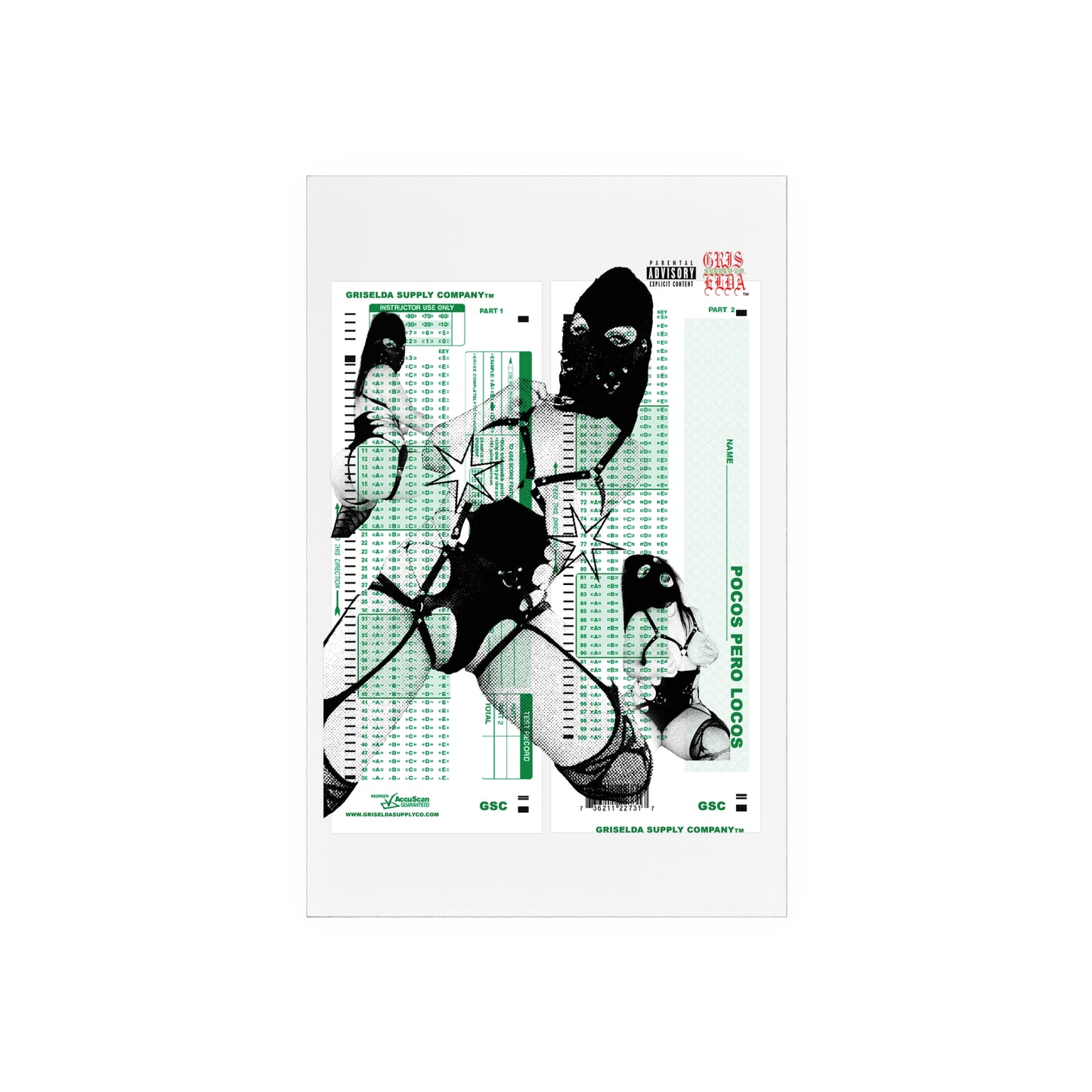 Emily Glass X GSC Scantron Acrylic Sign with Wooden Stand