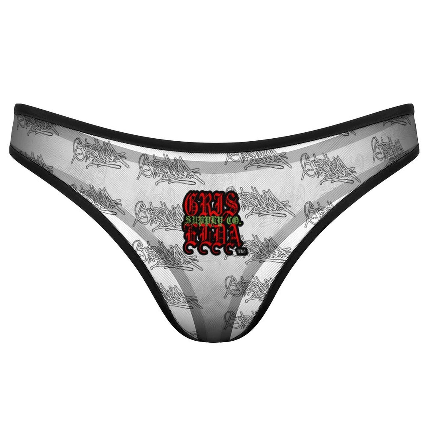 Griselda Tag Handstyle See Through GSC Women's Thong