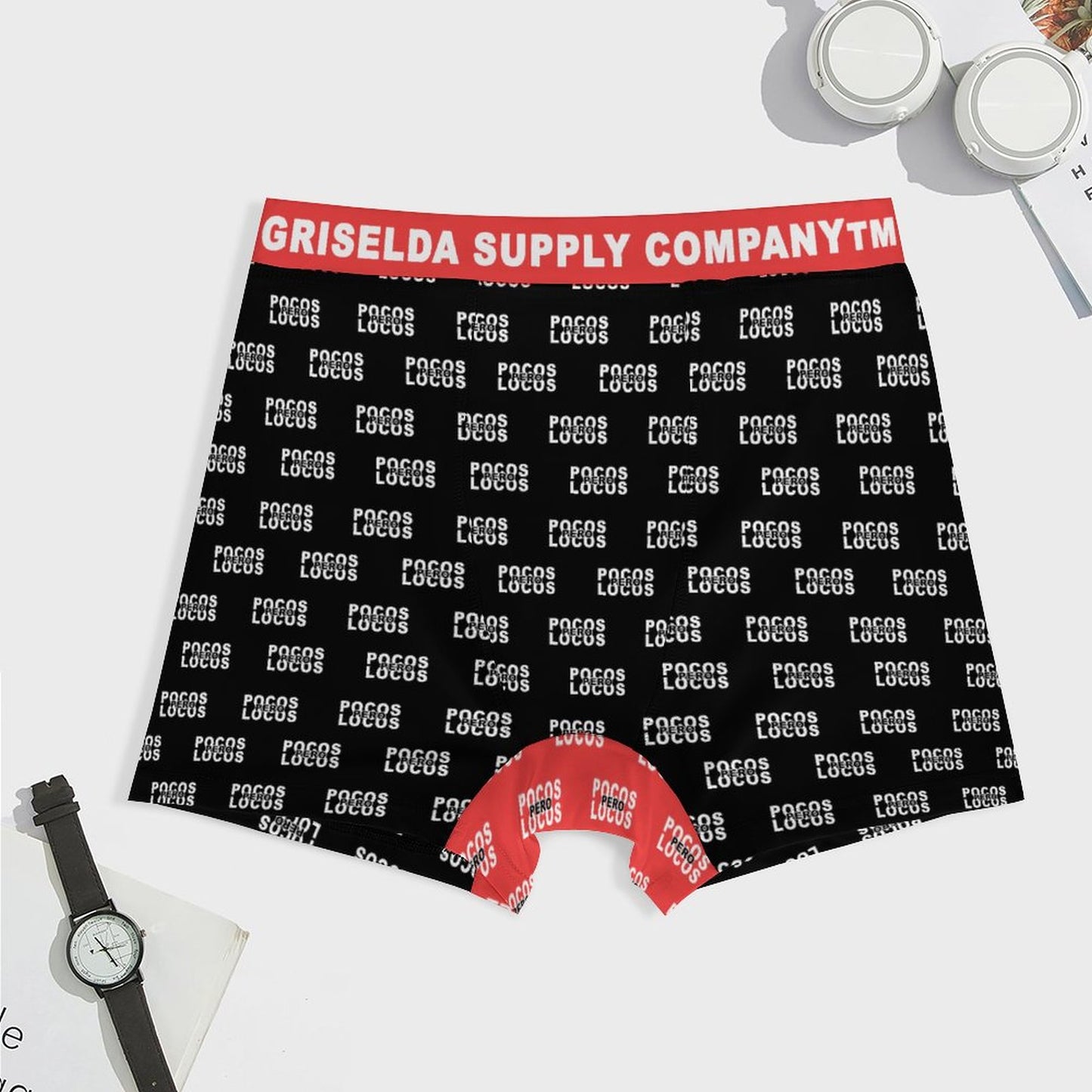 Pocos Pero Locos GSC B Silk Men Cooling Boxer Briefs DS025