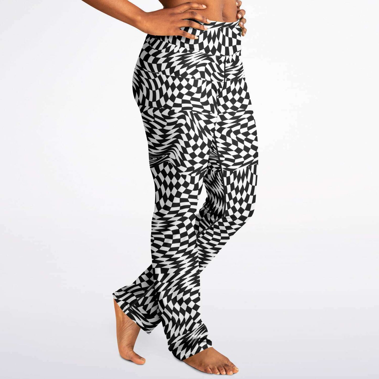 Trippiest Checker DMT GSC Flare Leggings