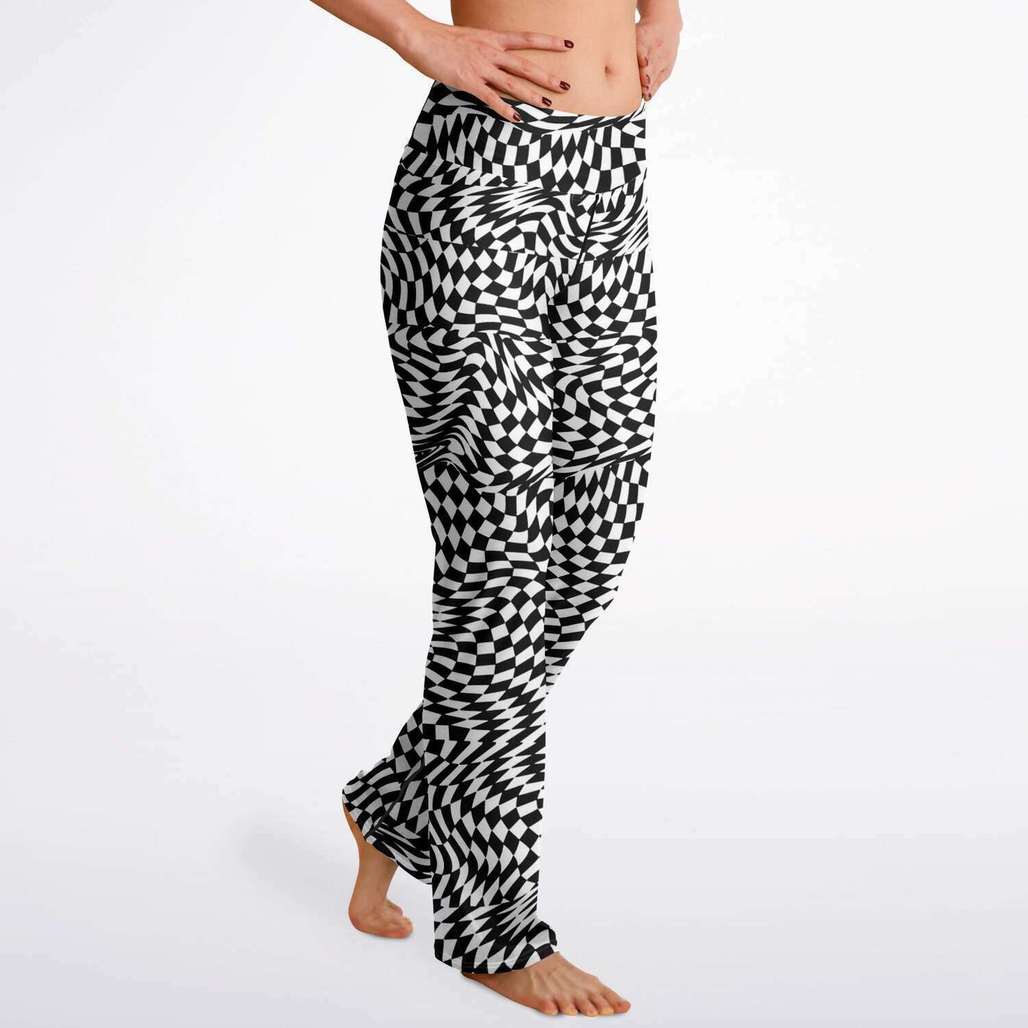Trippiest Checker DMT GSC Flare Leggings