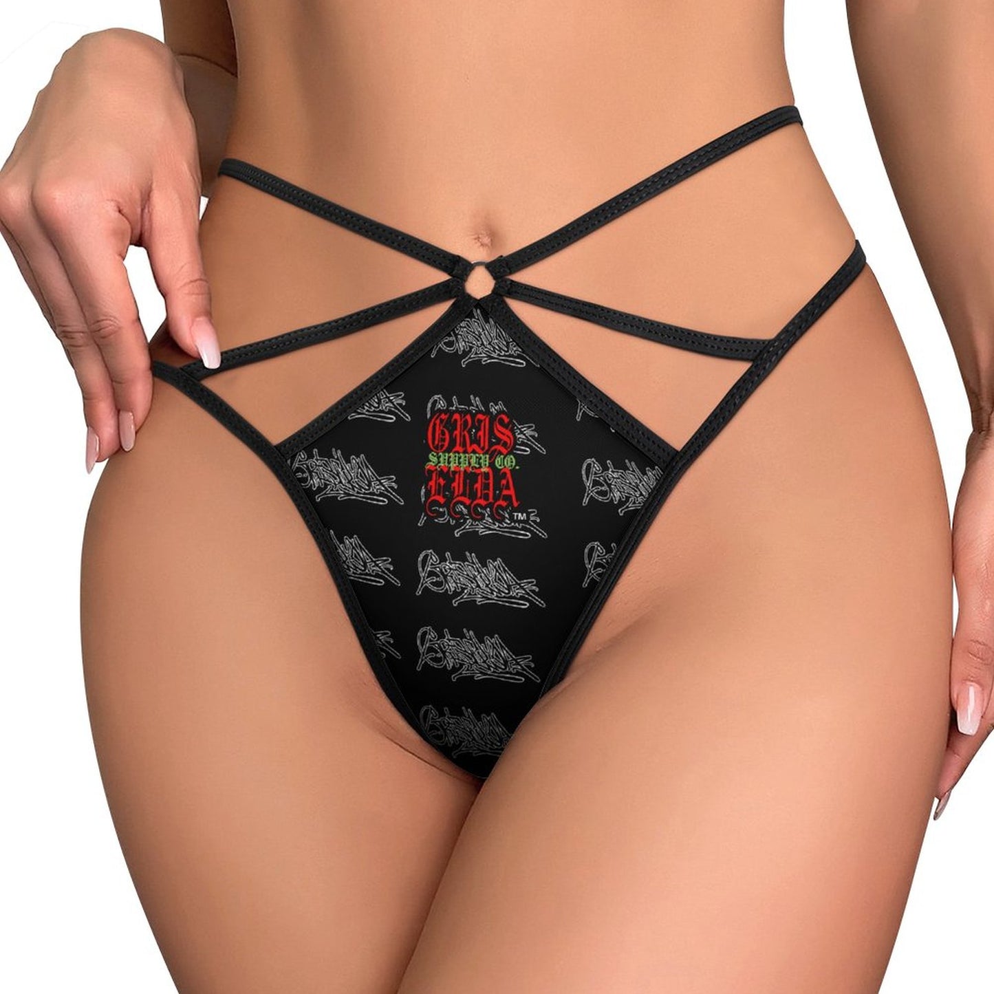 Griselda Tag Handstyle GSC B Women's G String Thong