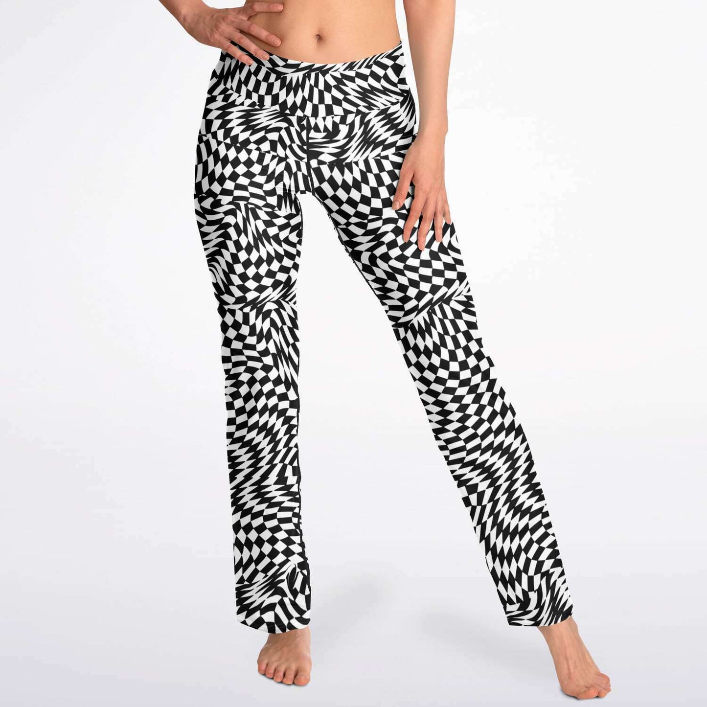 Trippiest Checker DMT GSC Flare Leggings