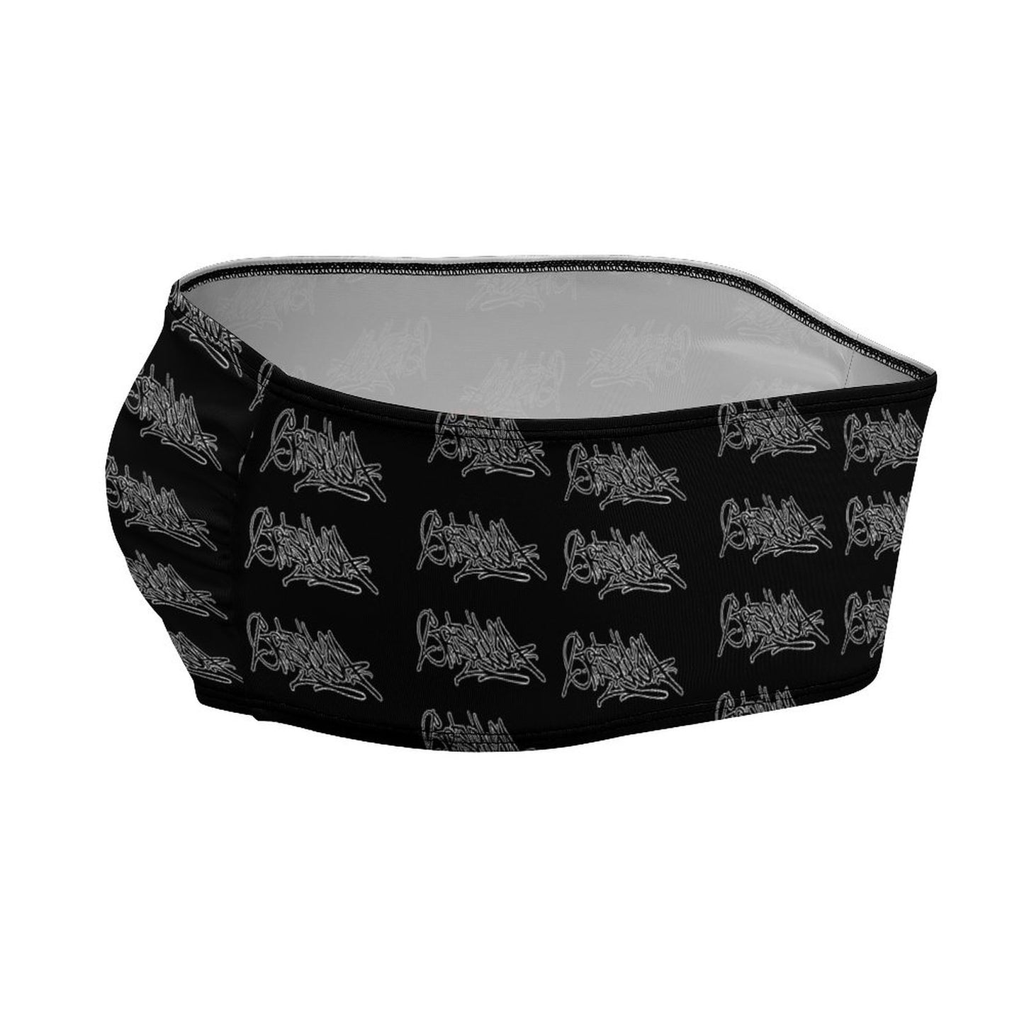 Griselda Tag Handstyle GSC B Strapless Women Tube Top Y2K Bandeau
