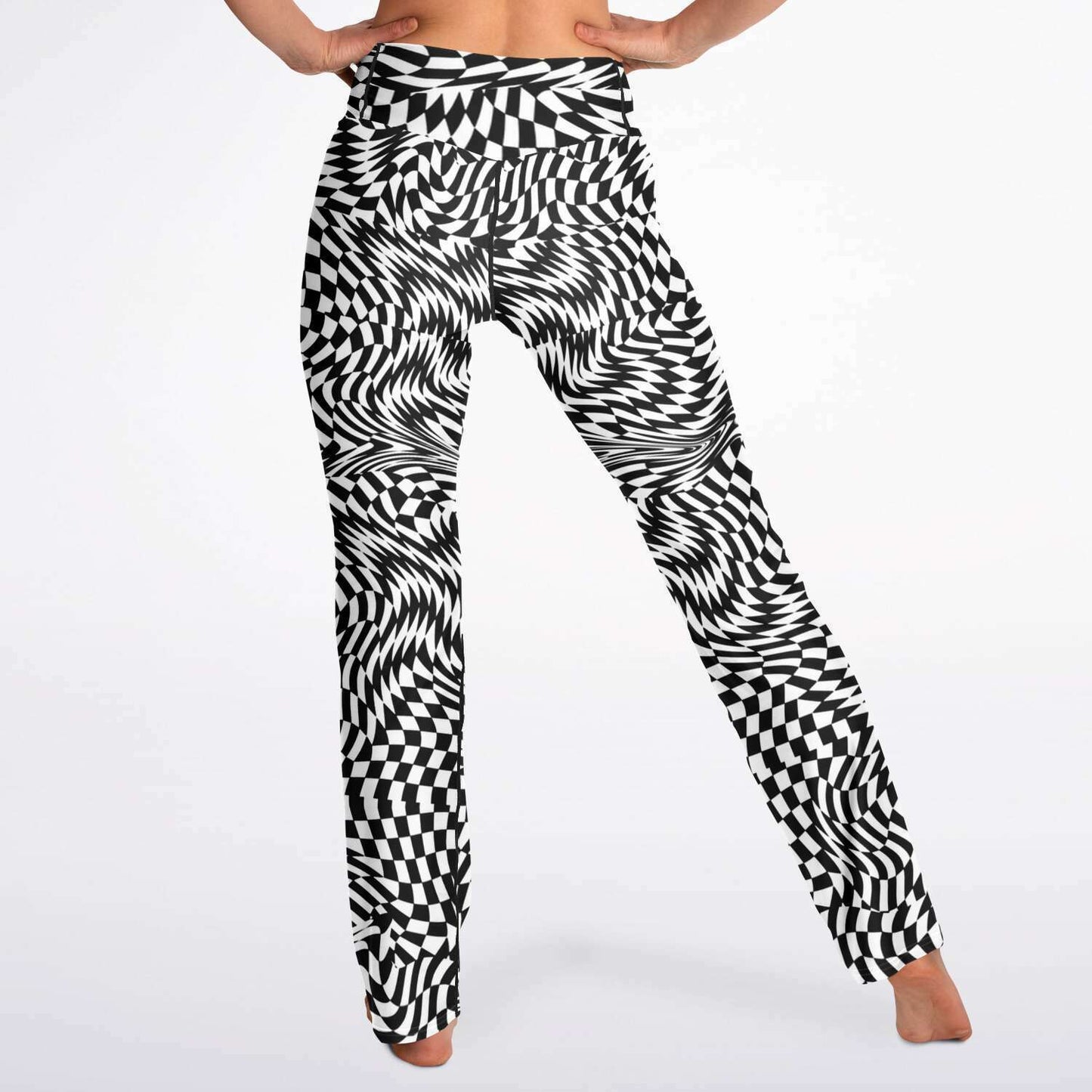 Trippiest Checker DMT GSC Flare Leggings