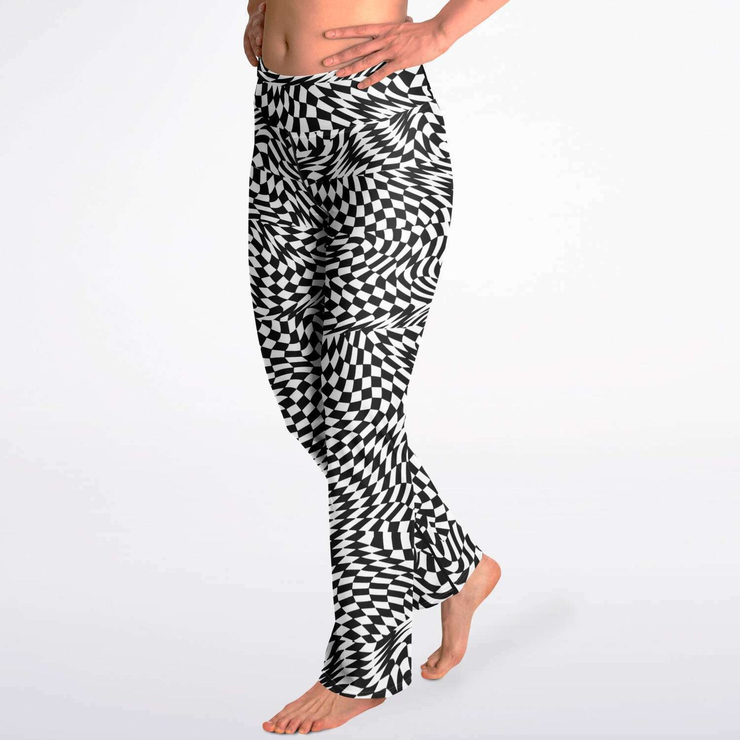 Trippiest Checker DMT GSC Flare Leggings