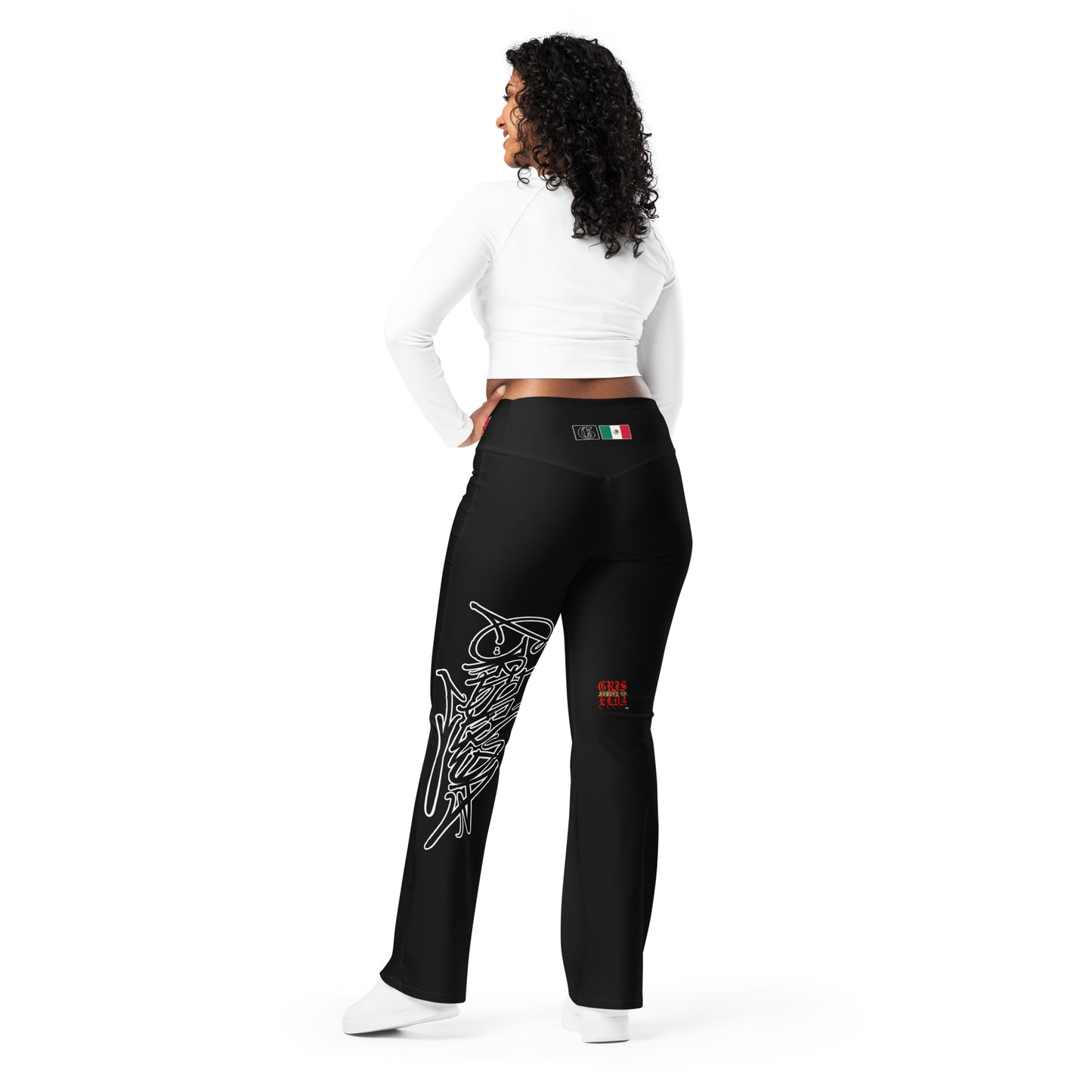 Leggings GSC B Flare estilo mano con logo clásico GSC