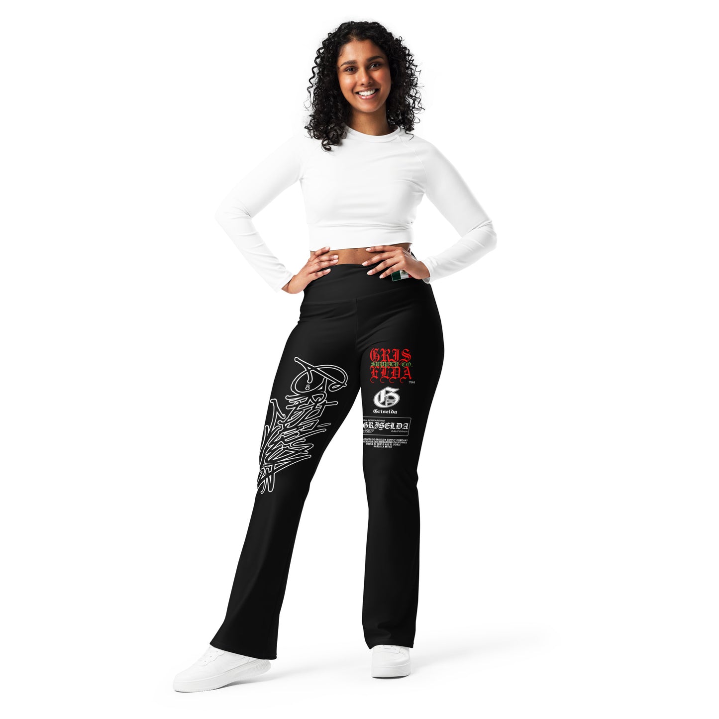 Leggings GSC B Flare estilo mano con logo clásico GSC