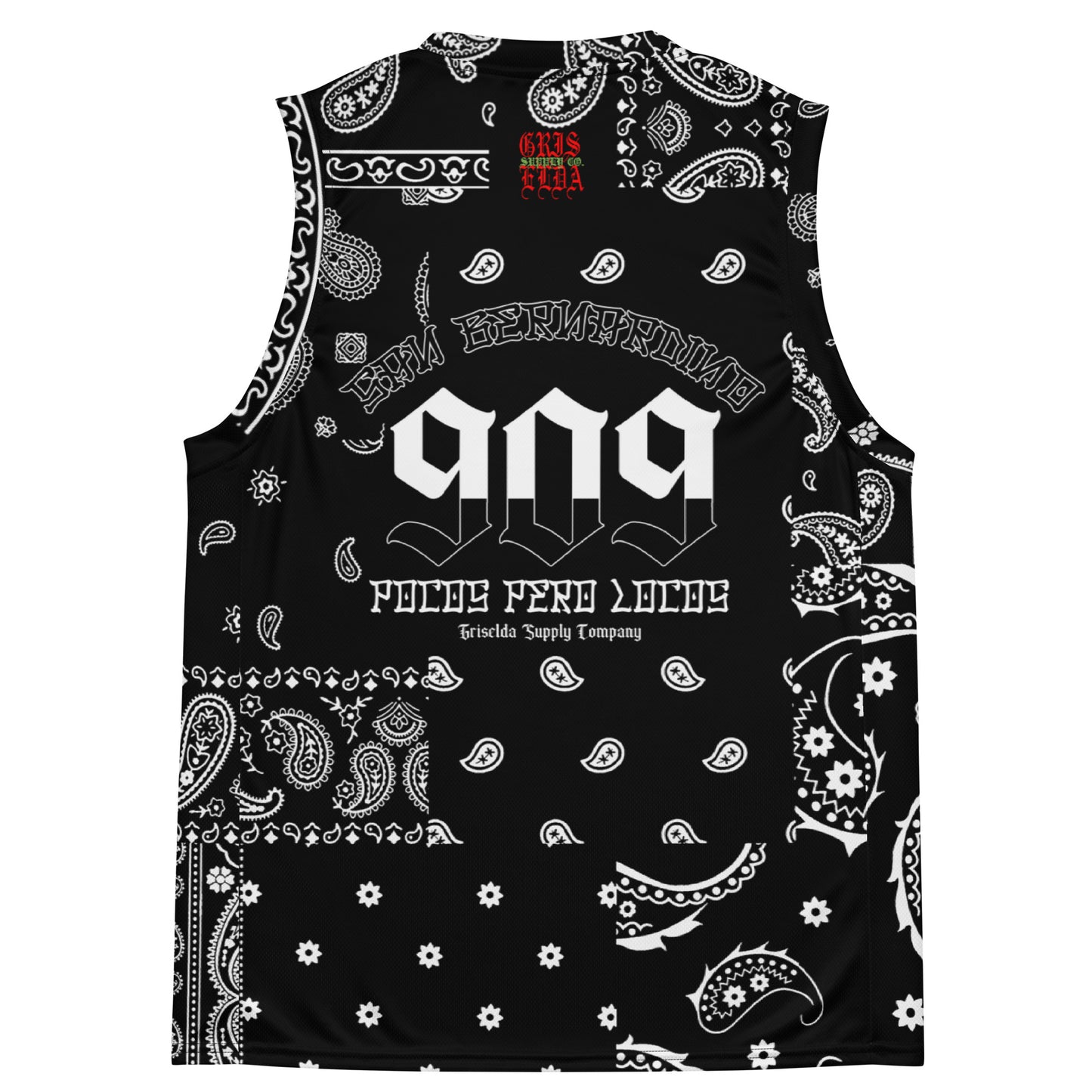 Camiseta de baloncesto unisex Bandana 909 GSC