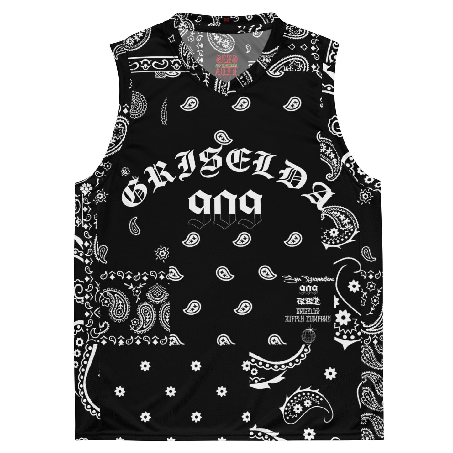 Camiseta de baloncesto unisex Bandana 909 GSC