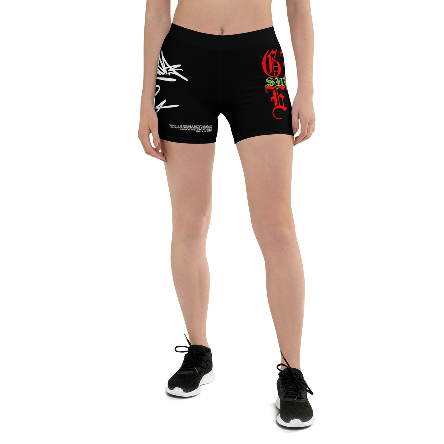 Pantalones Cortos de Mujer GSC Negros con Estilo de Mano Clásico