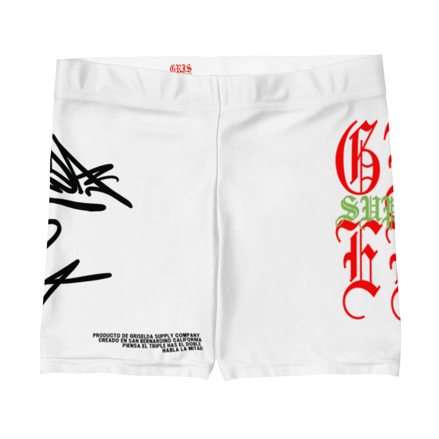 Pantalones Cortos Blancos para Mujer con Estilo de Mano del Logo Clásico GSC