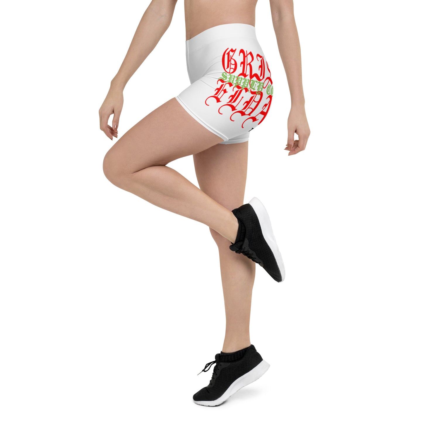 Pantalones Cortos Blancos para Mujer con Estilo de Mano del Logo Clásico GSC