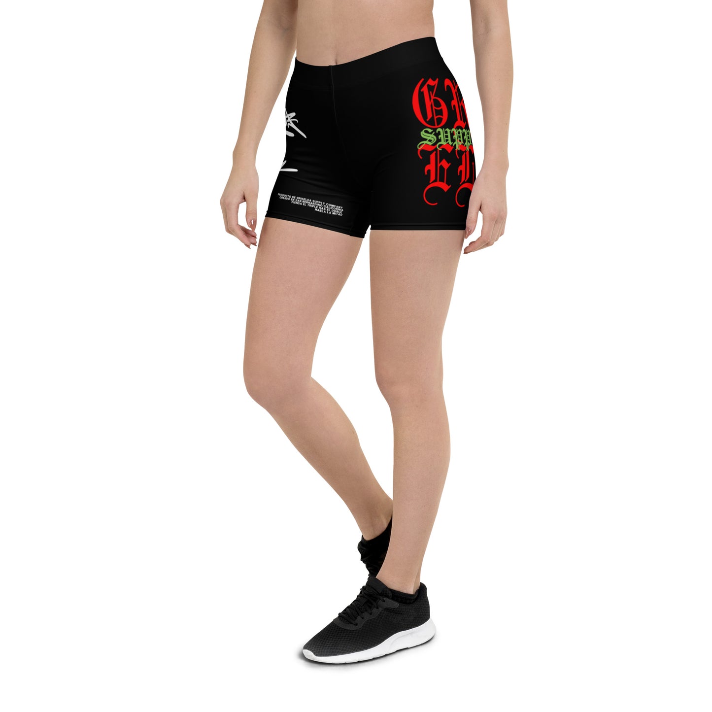 Pantalones Cortos de Mujer GSC Negros con Estilo de Mano Clásico
