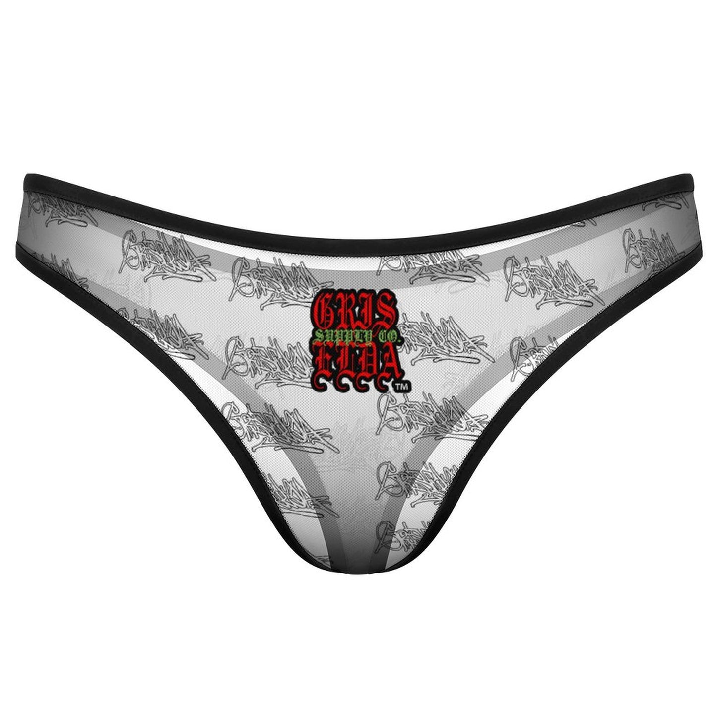 Griselda Tag Handstyle See Through GSC Women's Thong
