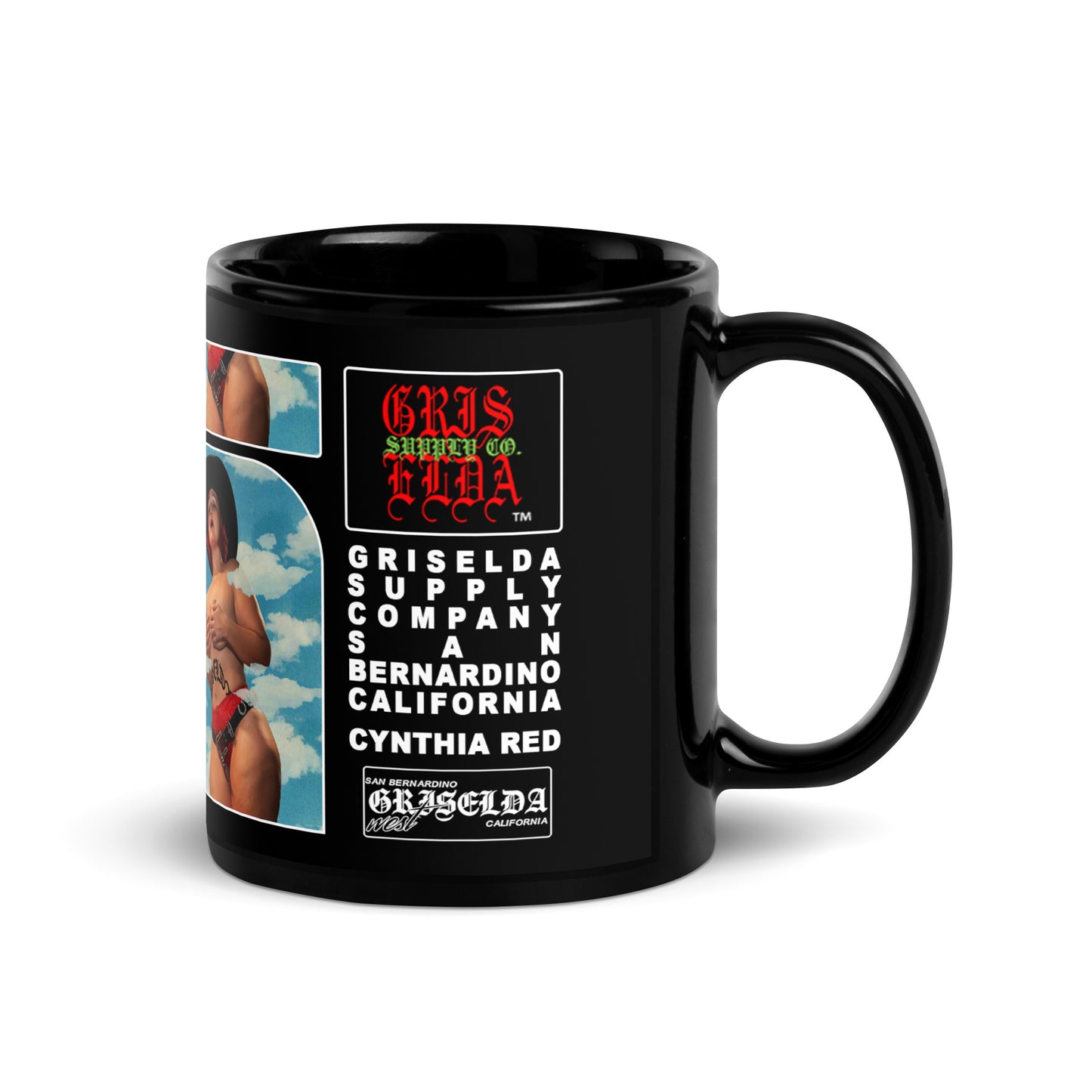 Taza Brillante Negra CynthiaRed X GSC Giantess GSC