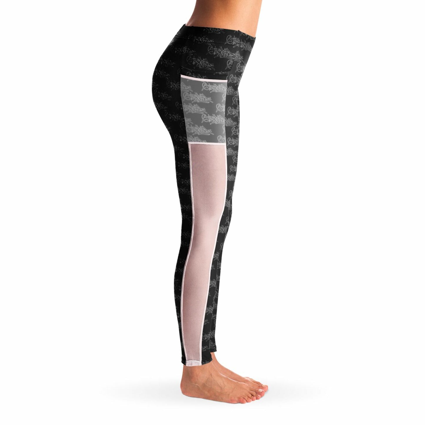 Griselda Tag GSC B Mesh Pocket Leggings