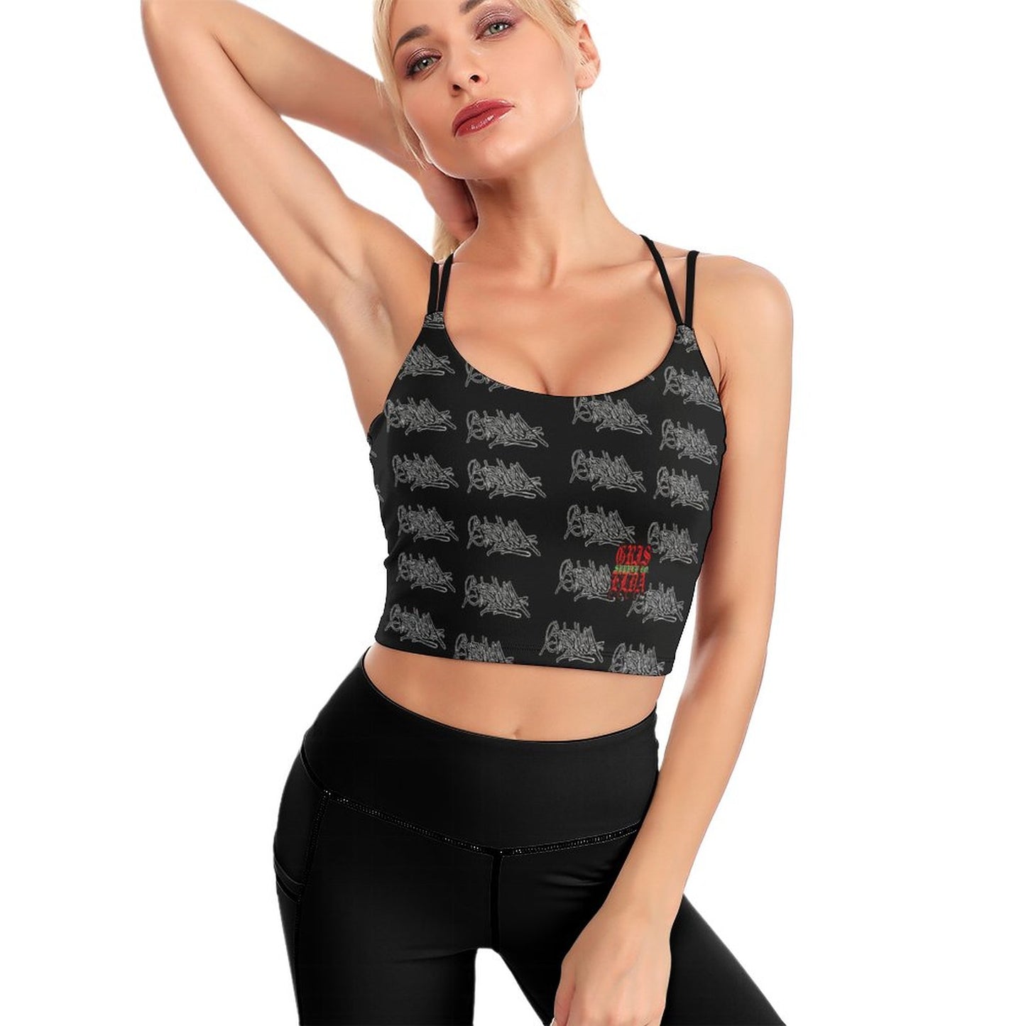 Griselda Tag GSC B Workout Crop Yoga Tank Top