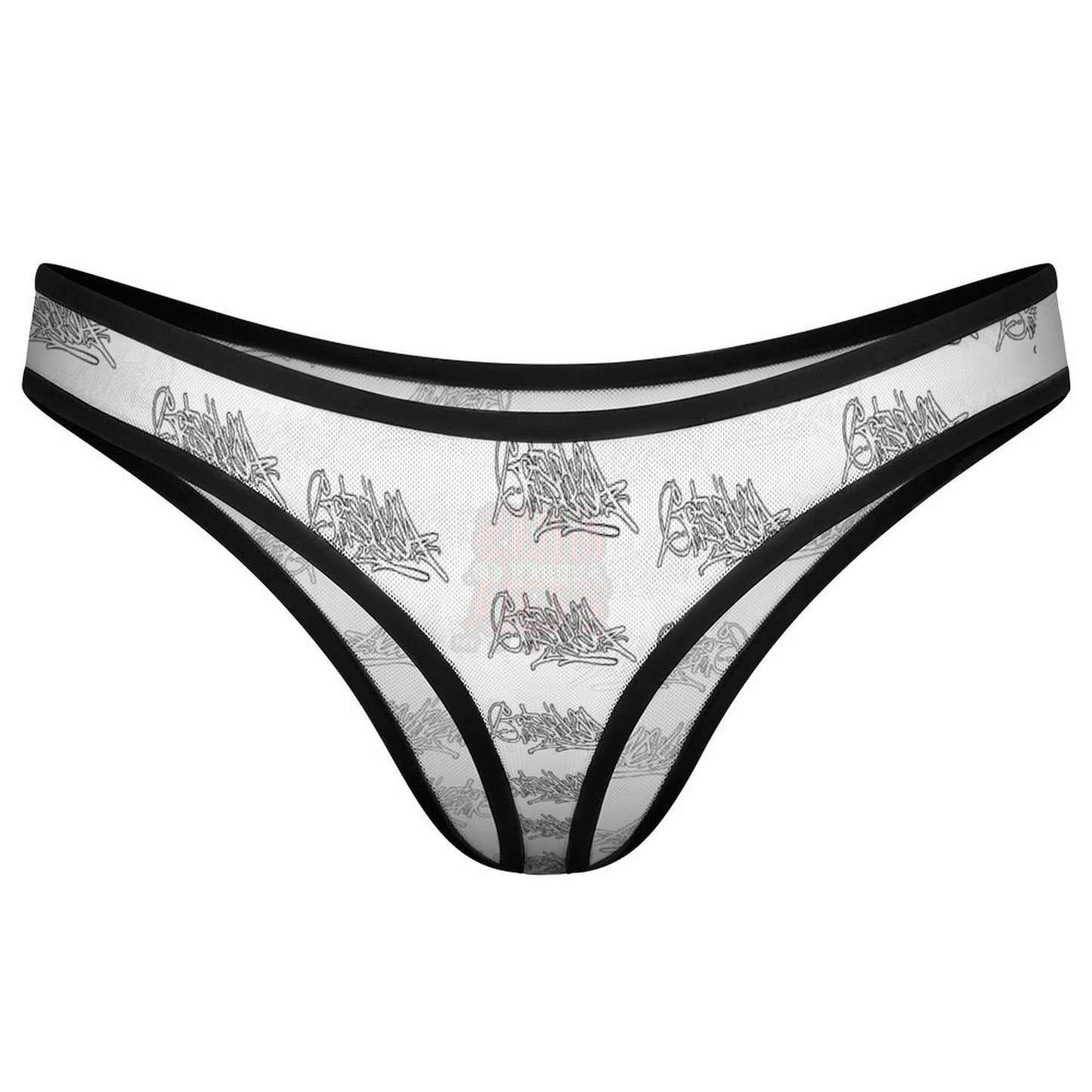 Griselda Tag Handstyle See Through GSC Women's Thong