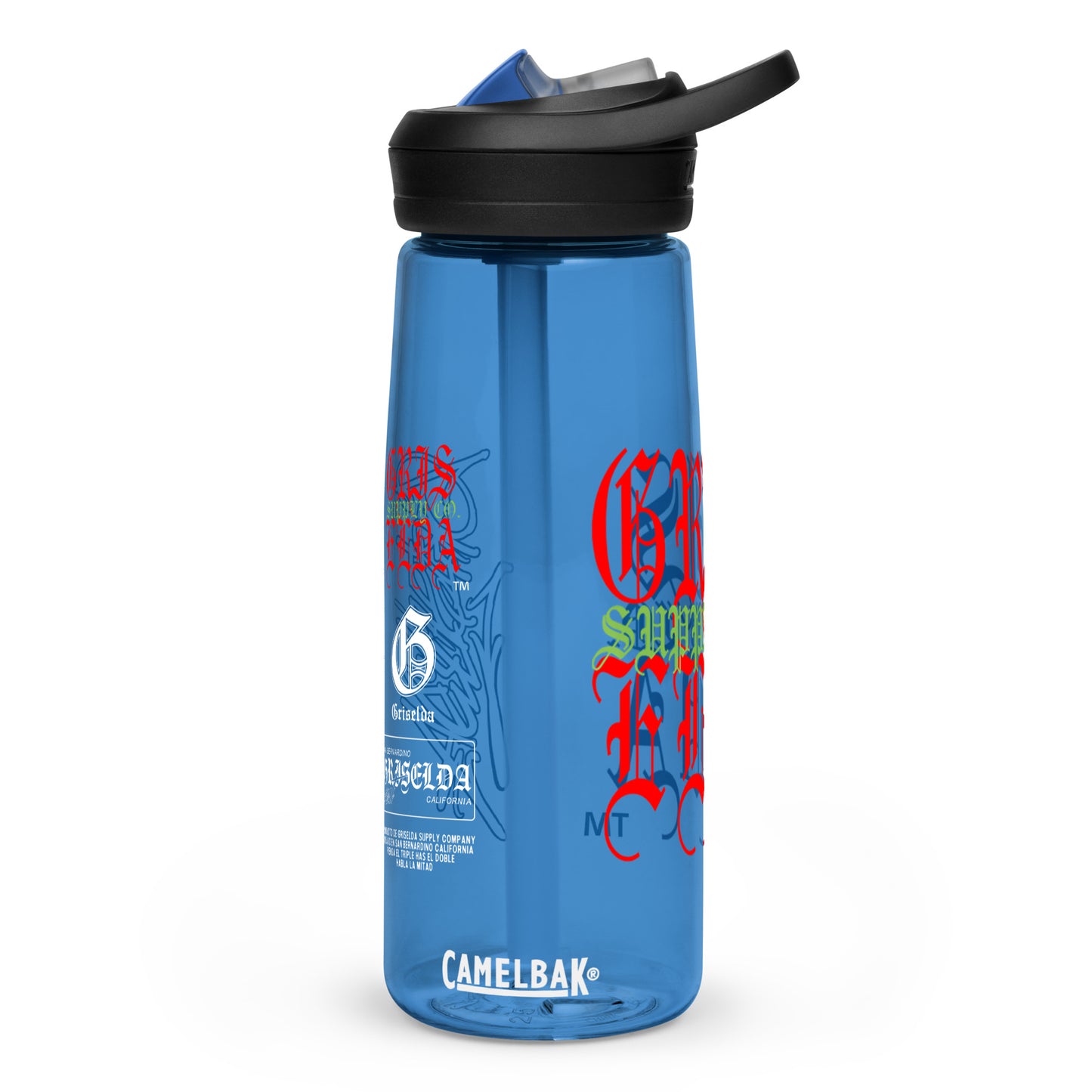 Es Gris. Classic Logo GSC Hand-style C Sports water bottle