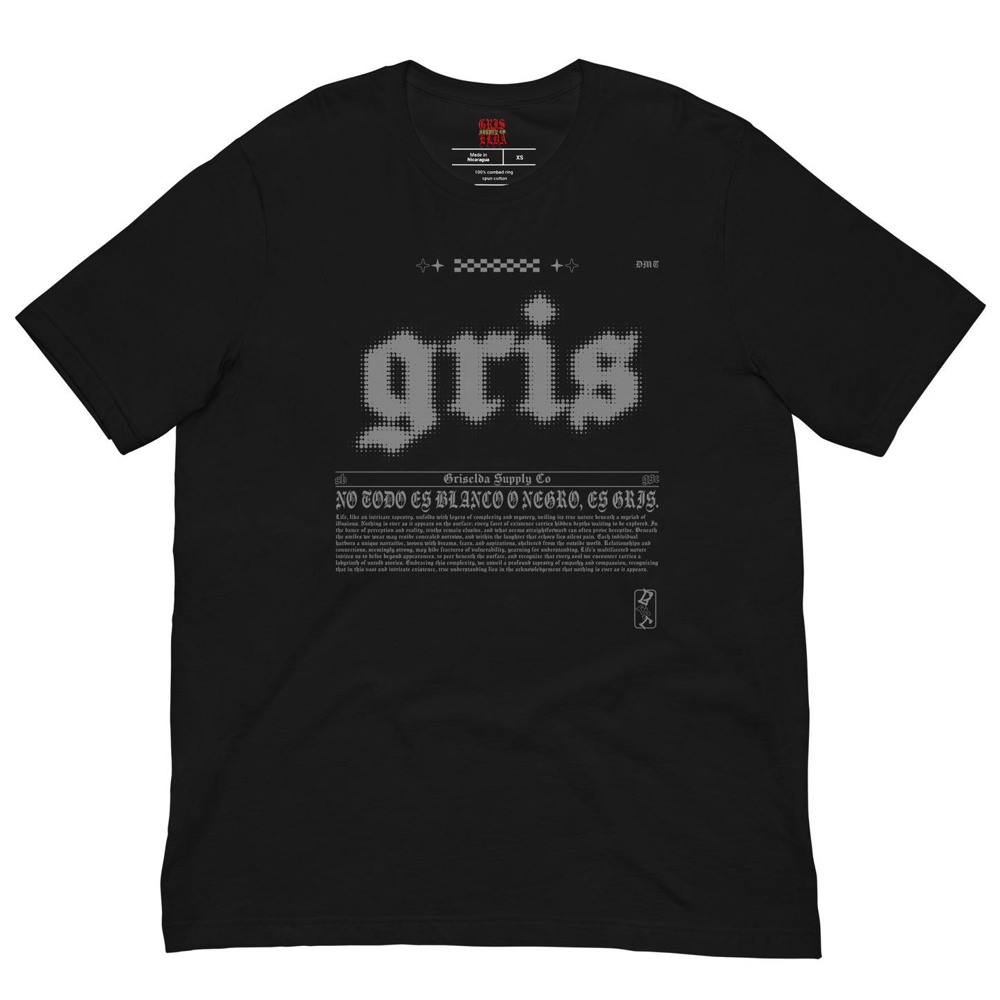 Gris Halftone GSC B Short Sleeve T-shirt