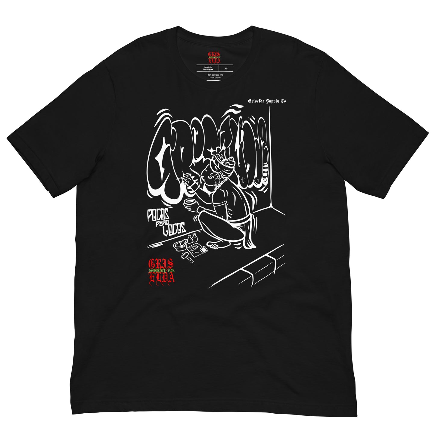Camiseta de manga corta Aztec OG graffiti B GSC