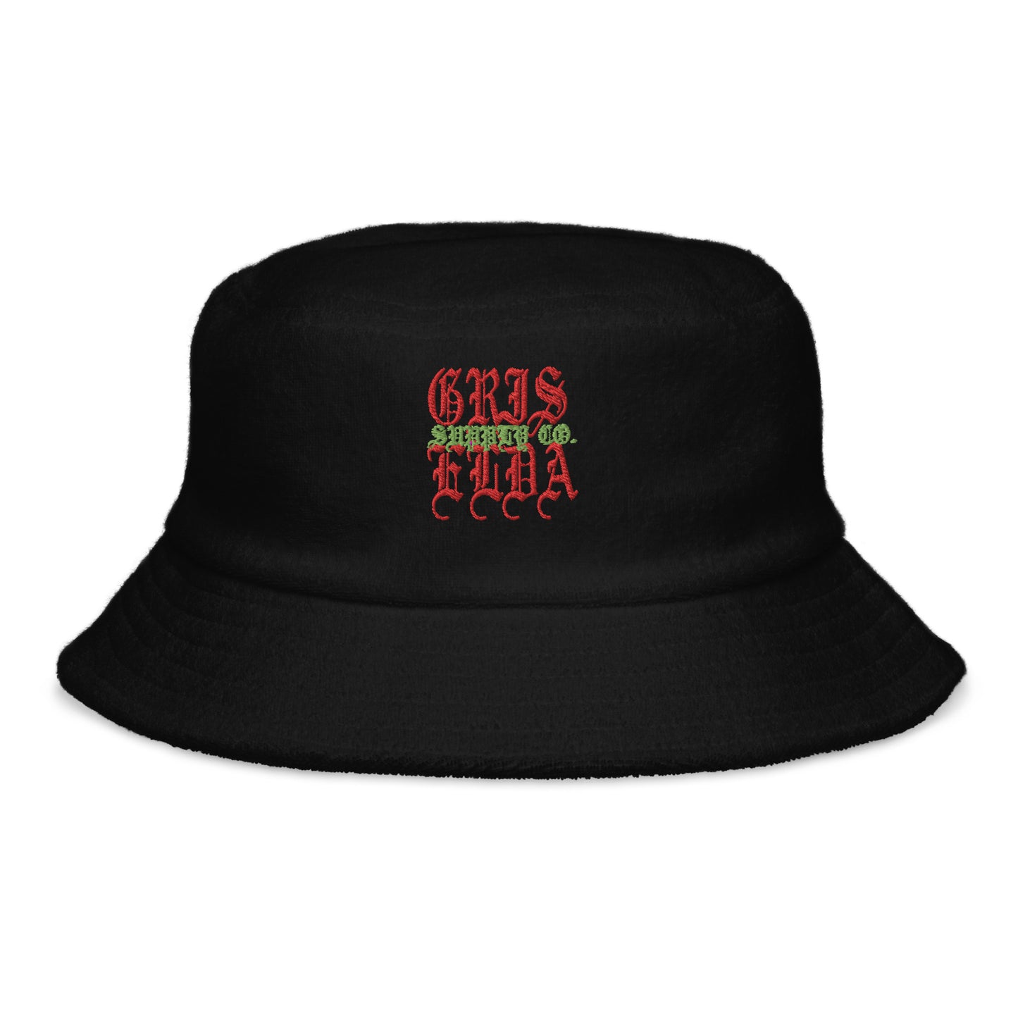 Sombrero de cubo de toalla de rizo sin estructura con logo clásico GSC