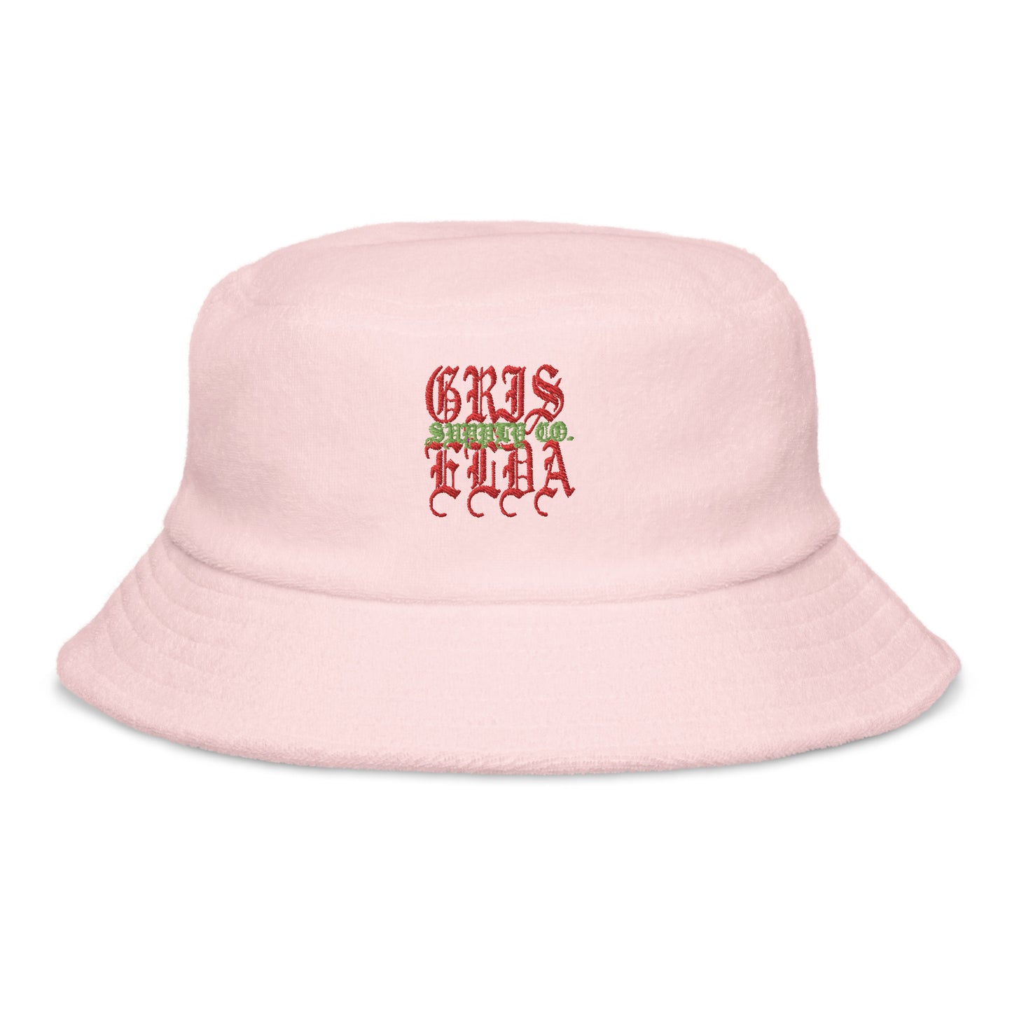 Sombrero de cubo de toalla de rizo sin estructura con logo clásico GSC