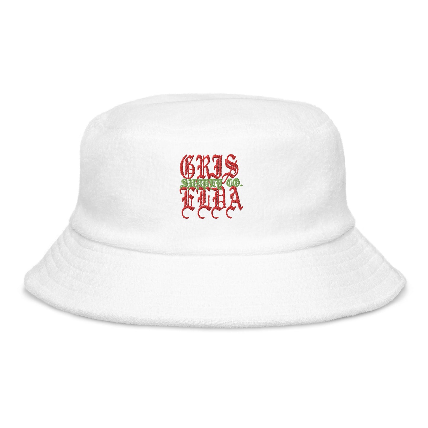 Sombrero de cubo de toalla de rizo sin estructura con logo clásico GSC