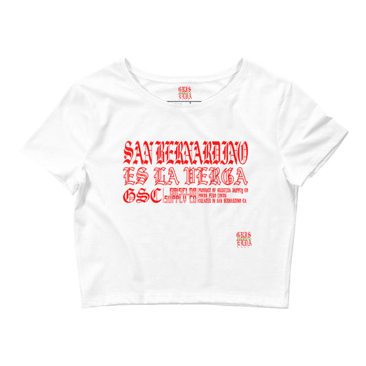 San Bernardino es la Verga GSC W Women’s Crop Tee