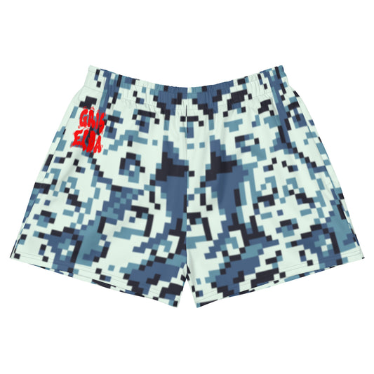 Pantalones Cortos Atléticos Reciclados para Mujeres GSC de 32 bits Ahegao