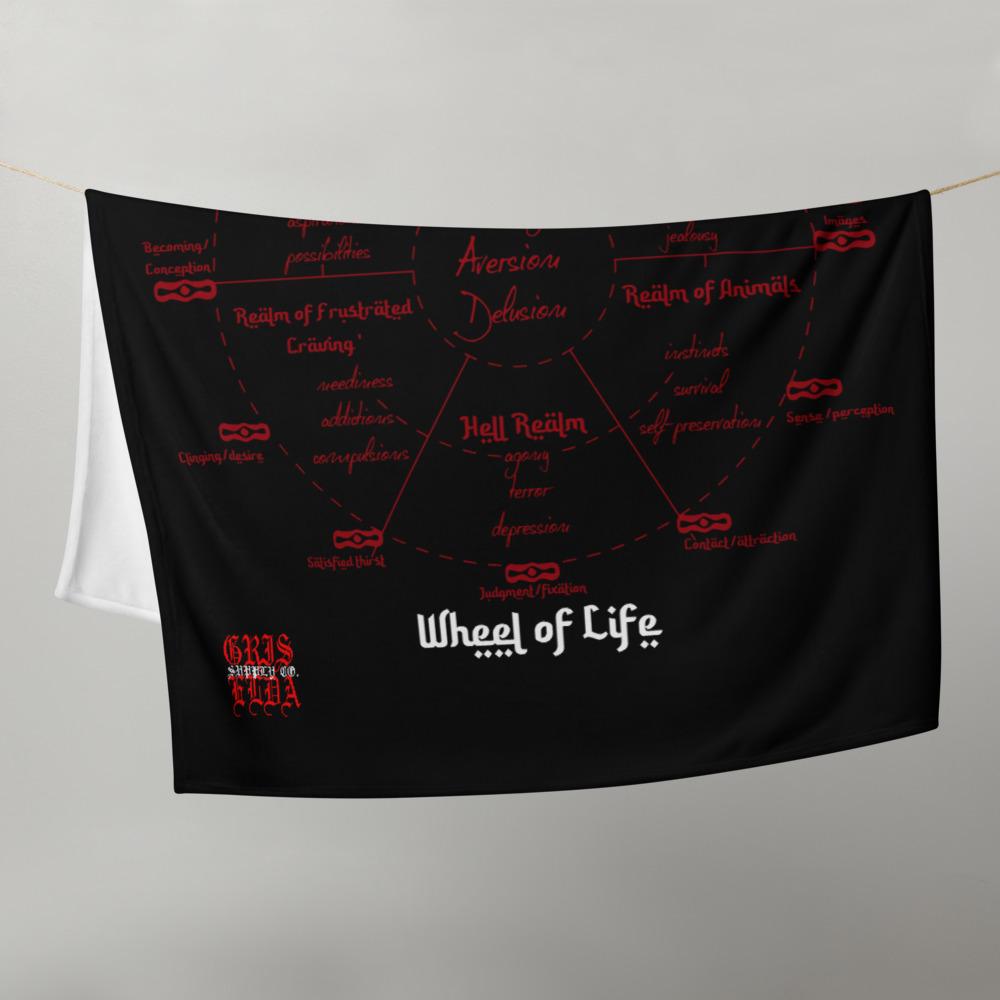 WHEEL OF LIFE GSC Throw Blanket