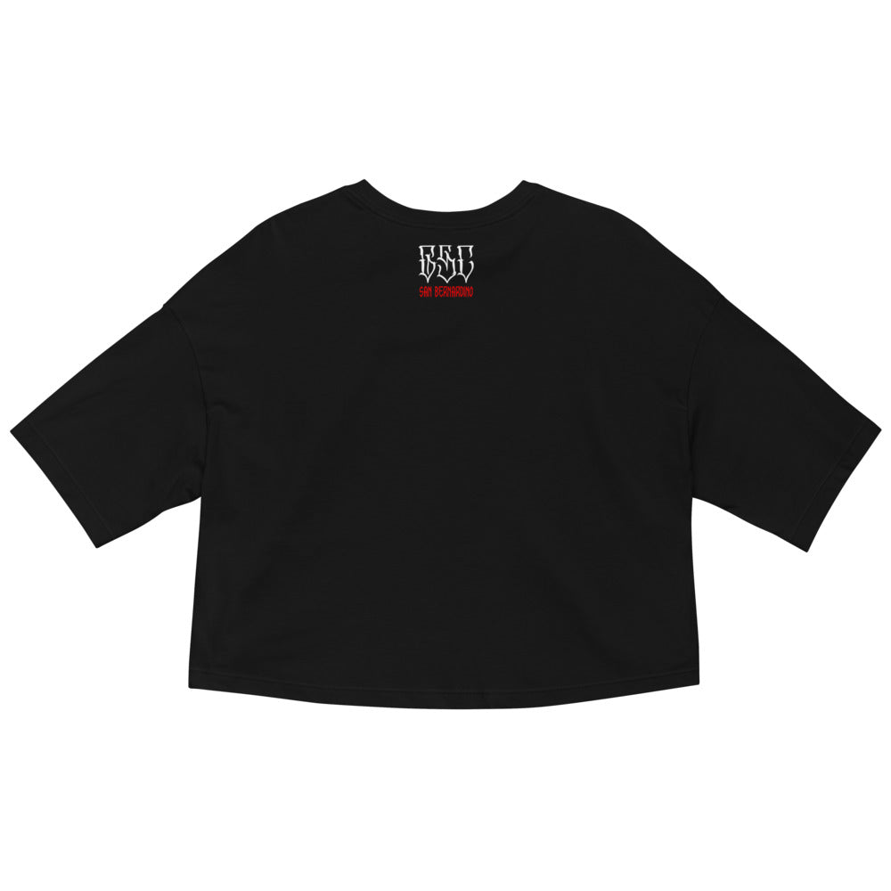 Killing DEMONS GSC Loose drop shoulder crop top