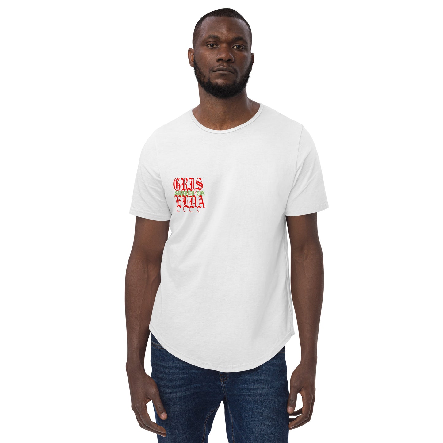 Camiseta de Hombre con Dobladillo Curvo Classic Logo GSC