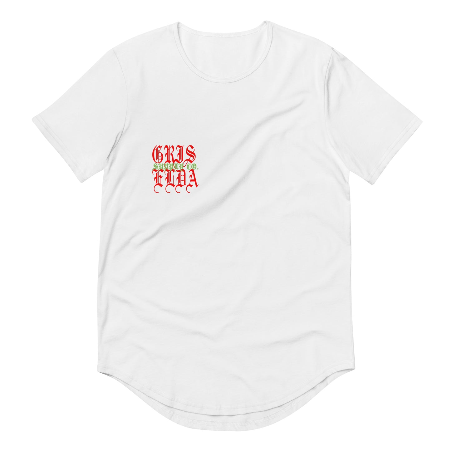 Camiseta de Hombre con Dobladillo Curvo Classic Logo GSC