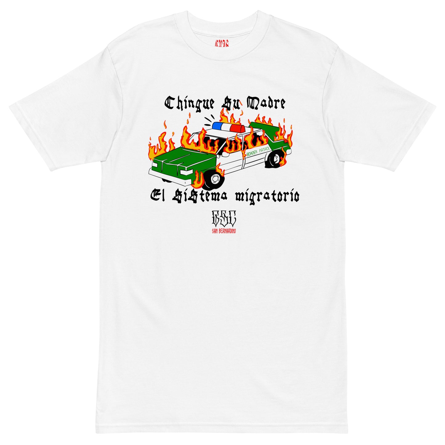 Fuck ICE GSC Men’s premium heavyweight Short Sleeve T-shirt