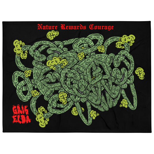 Nature Rewards Courage GSC Throw Blanket