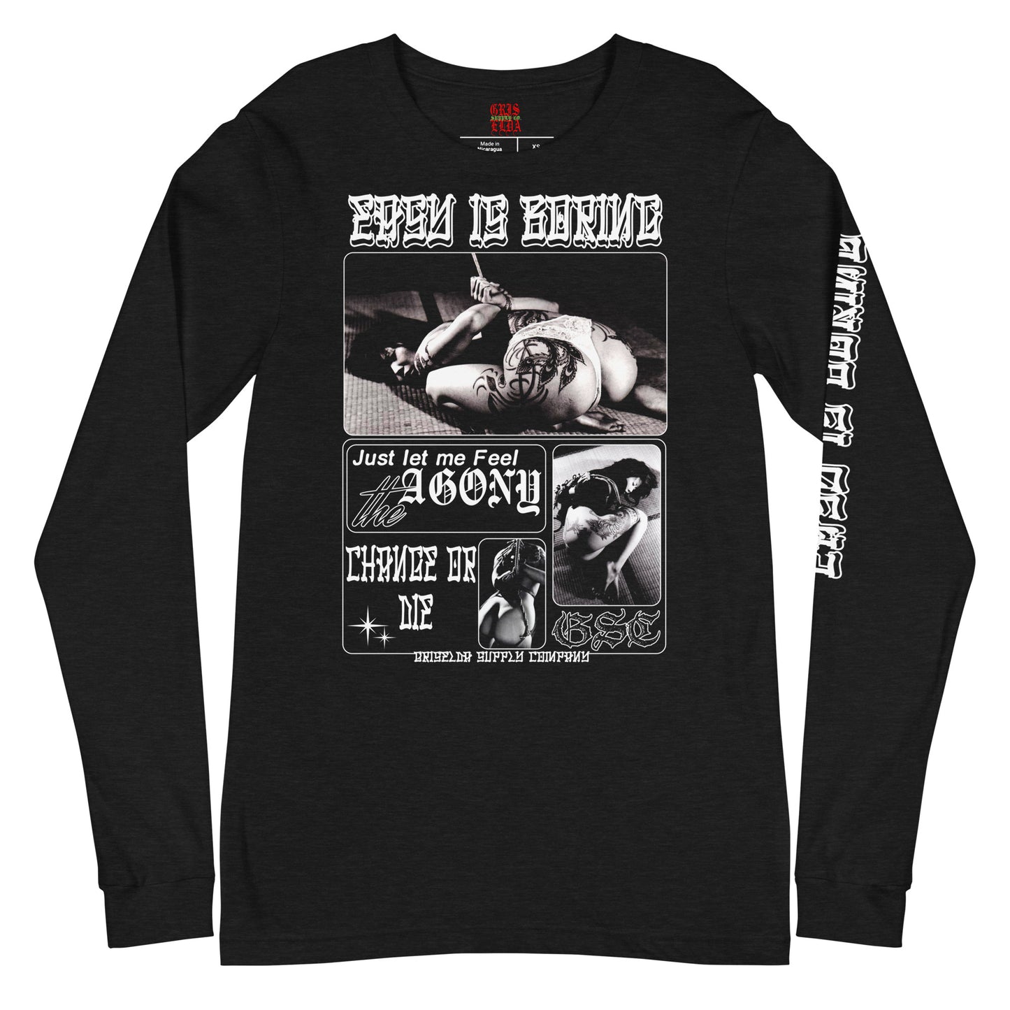 Let me feel the Agony GSC Unisex Long Sleeve Tee
