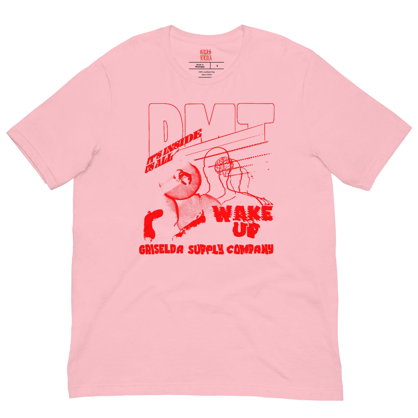 Wake Up DMT GSC Red Short Sleeve T-shirt