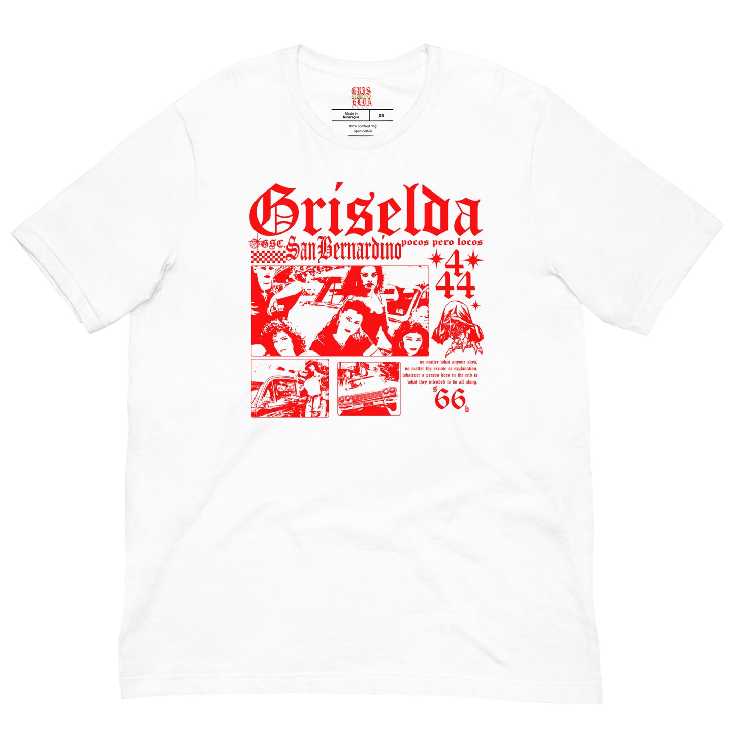 444 Dino Life RED GSC short sleeve t-shirt