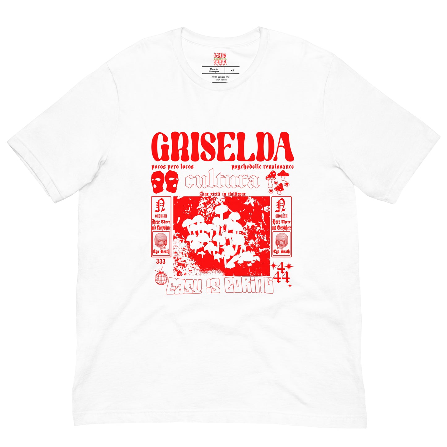 Camiseta de manga corta Cultura Brutal RED GSC