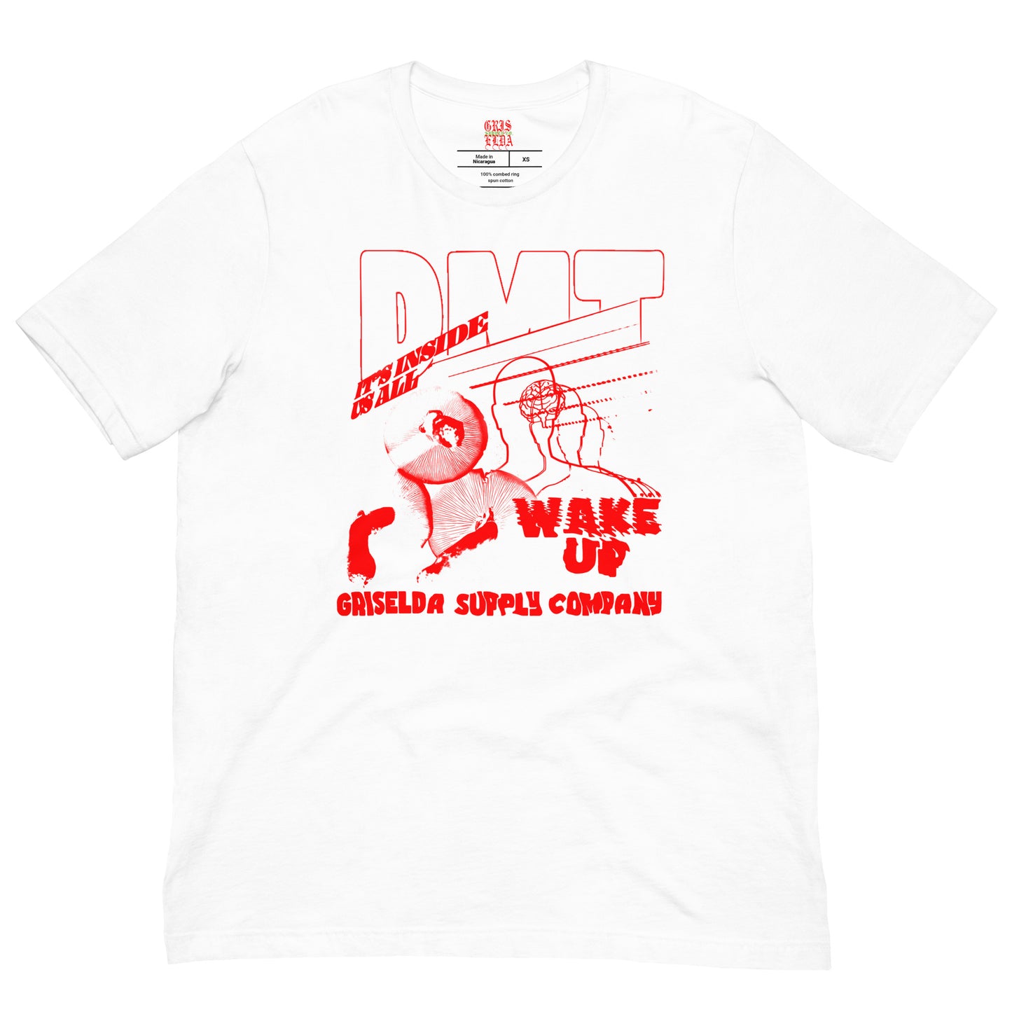 Wake Up DMT GSC Red Short Sleeve T-shirt
