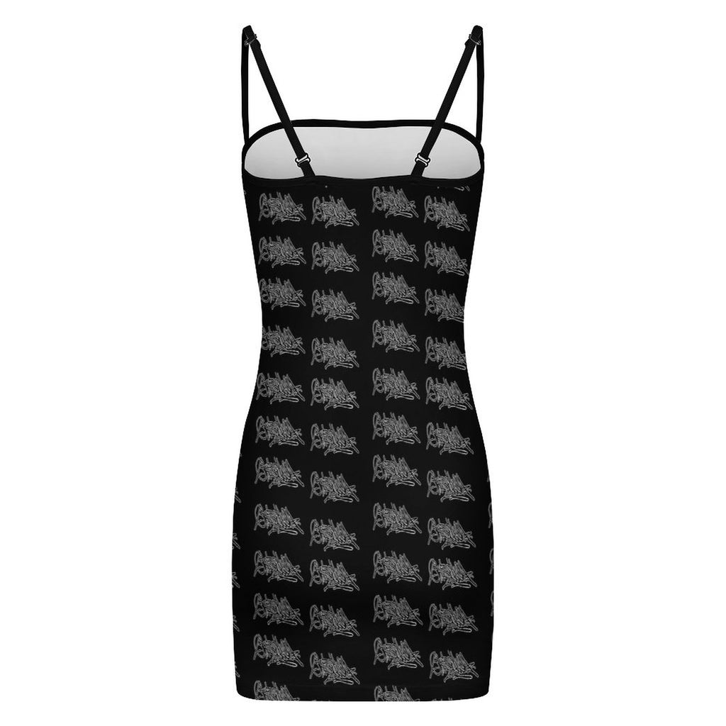 GSC Griselda Tag GSC Slim Fit Spaghetti Strap Dress