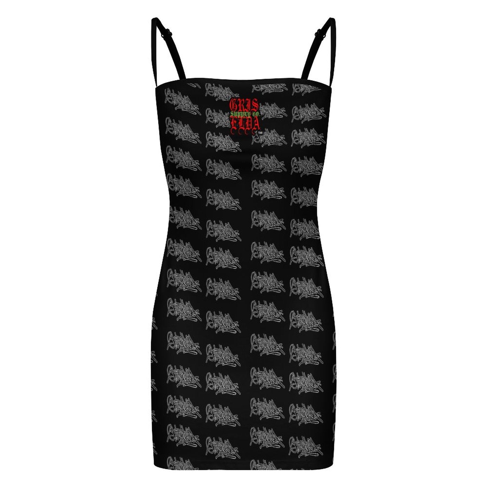 GSC Griselda Tag GSC Slim Fit Spaghetti Strap Dress