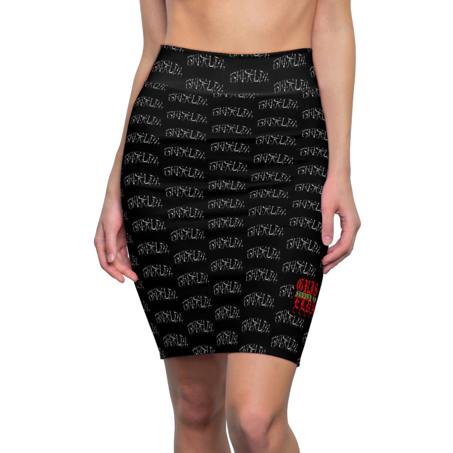 Griselda Handstyle II GSC B Women's Pencil Skirt