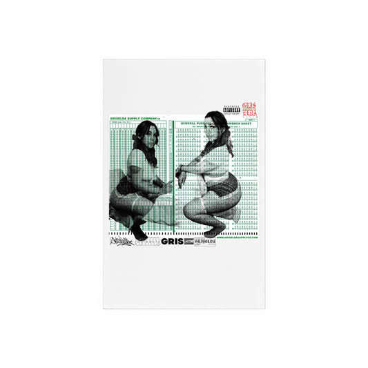 K.Analynn X GSC Scantron Acrylic Sign with Wooden Stand