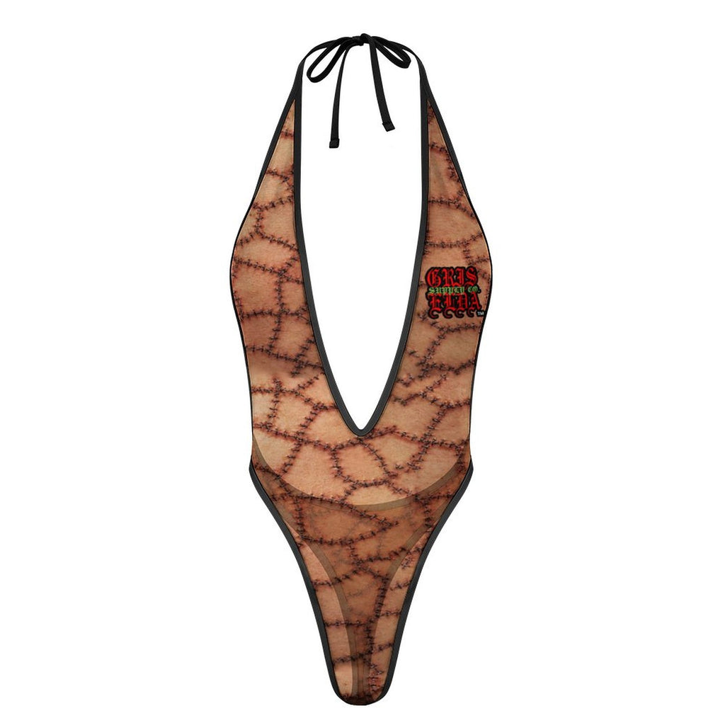 Stitches GSC Women Lingerie Bodysuit Deep V Teddy