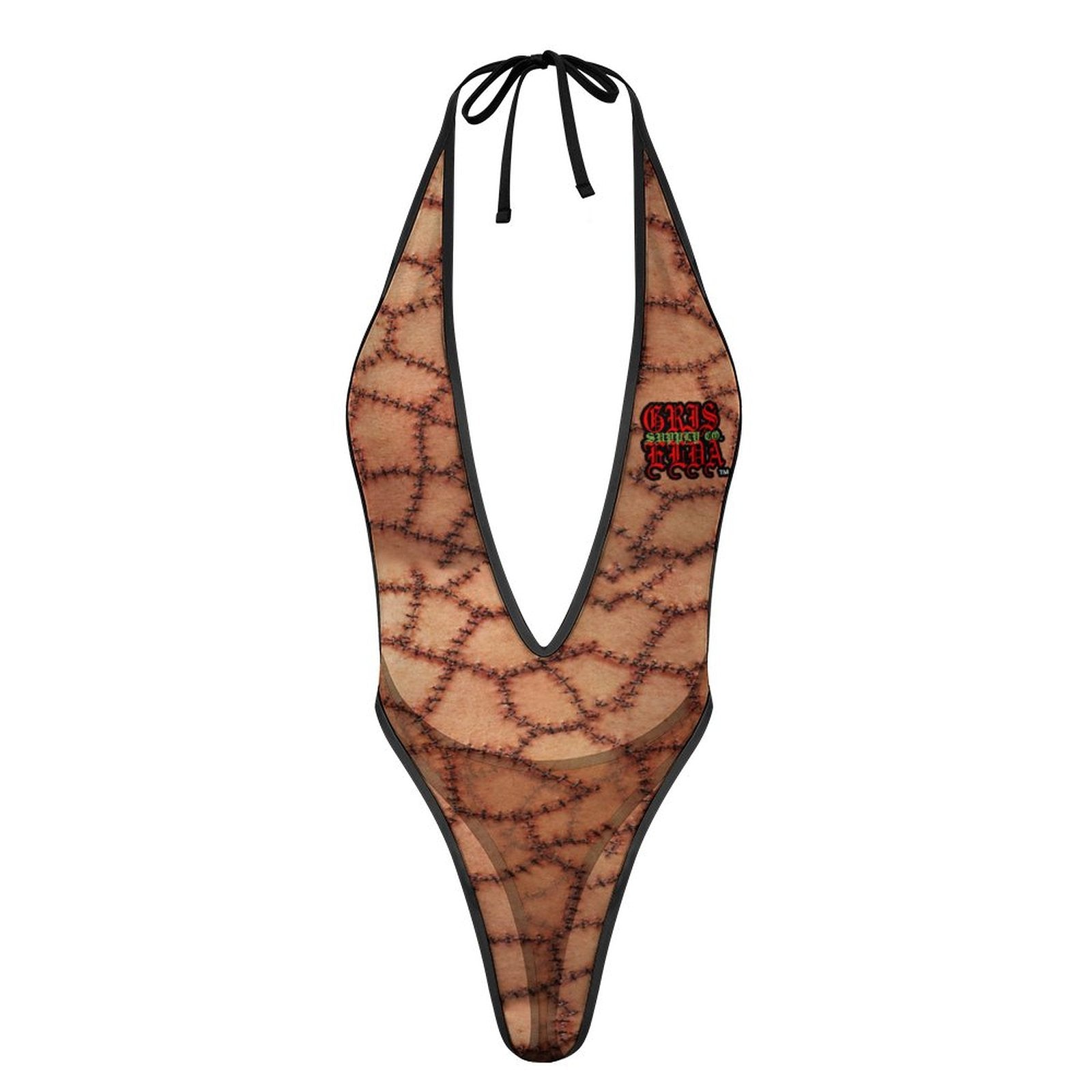 Stitches GSC Women Lingerie Bodysuit Deep V Teddy